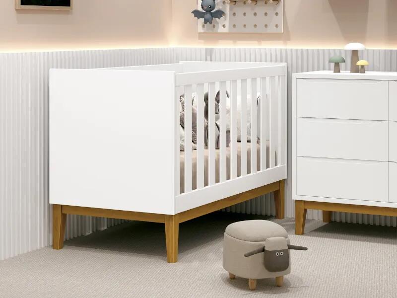 Berço Noah Classic Móveis Reller Pés Madeira