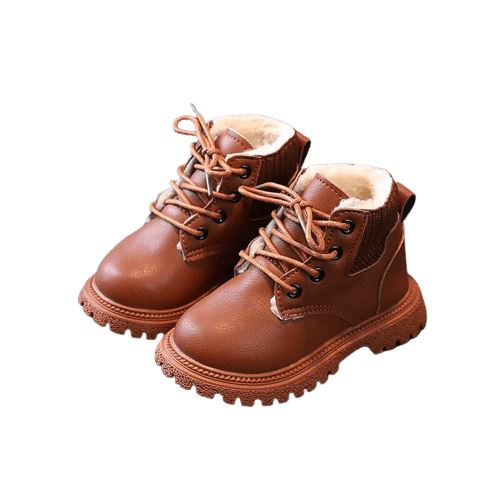 Bota Infantil em Couro - Aveludada