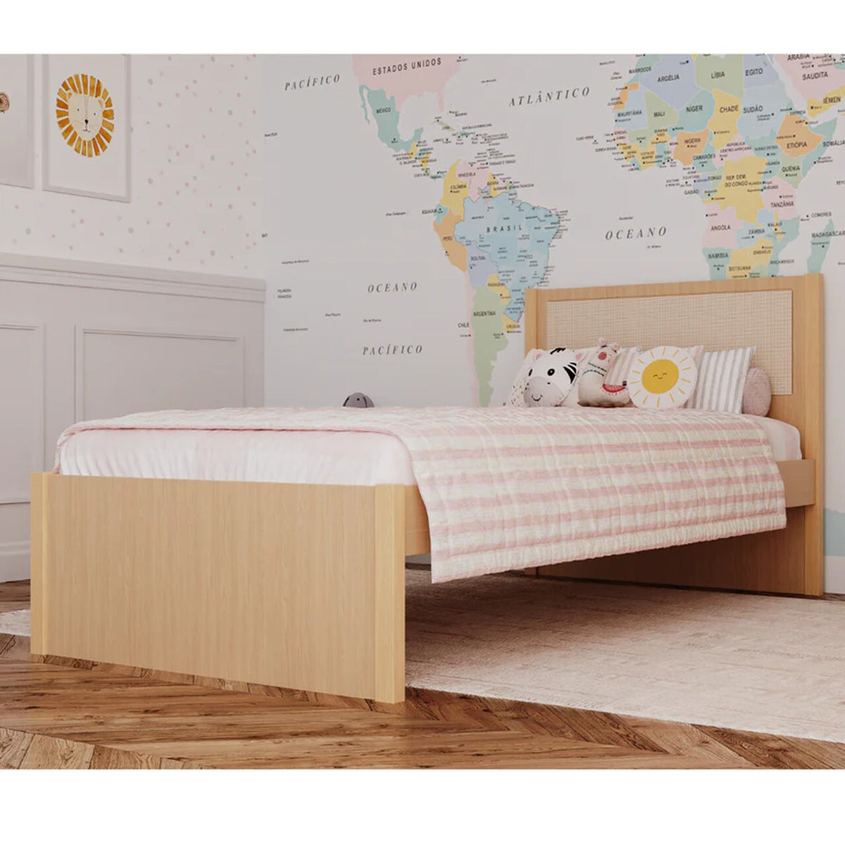 Cama de Solteiro Indy Quater Móveis
