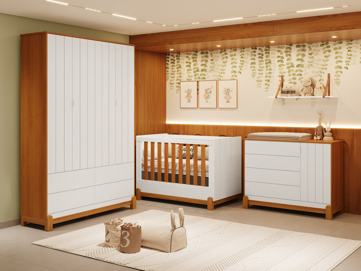 Quarto de Bebê Lotus Móveis Reller